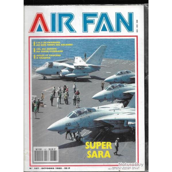air fan 167 . revue de l'aviation , super sara, aigles et faucons � craiova, 59s du z�phyr au supe