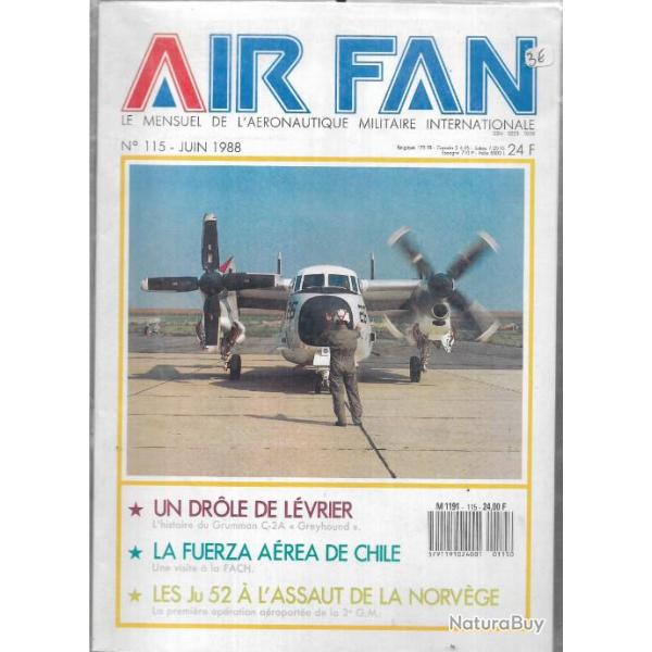 air fan 115 . revue de l'aviation , ju 52 � l'assaut de la norv�ge , grumman c-24 greyhound