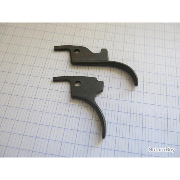 VENDU PAR CUIRASSIER11 PAIRE DE QUEUES DE DETENTE  ( AVANT ET ARRIERE CARABINE MANU ARM