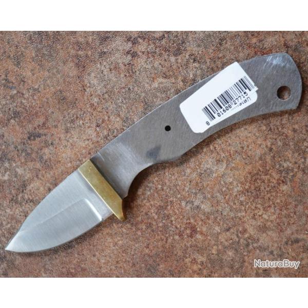 Lot de 2 Lames � Customiser Skinner Lame Acier Inox Garde Laiton BL087