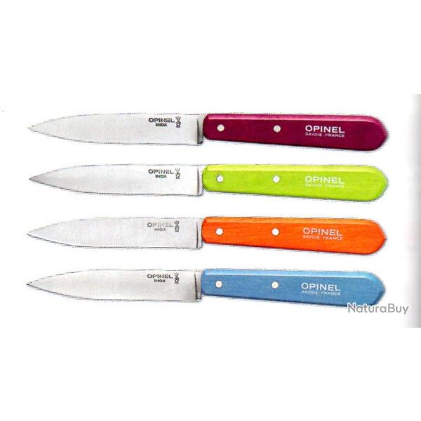 A vos INITIALES *grav  l'ancienne !PROMO  office table COULEUR OPINEL  ! 4 coloris EN COFFRET