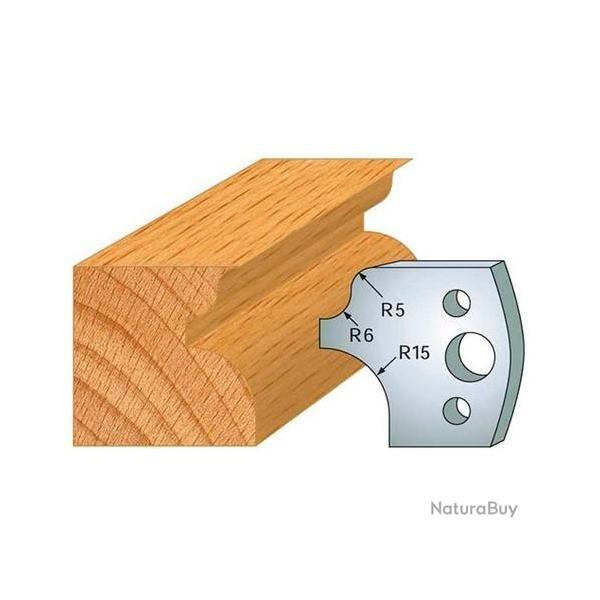 Jeu de 2 fers profil�s acier Ht.40 mm N�011 Leman