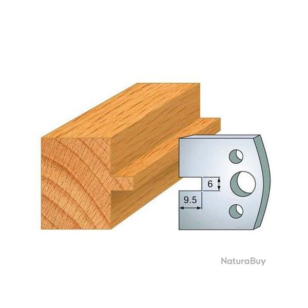 Jeu de 2 fers profil�s acier Ht.40 mm N�017 Leman