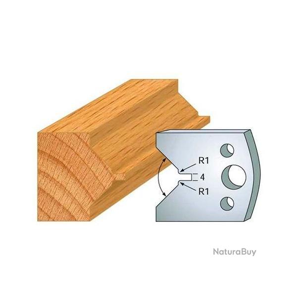 Jeu de 2 fers profil�s acier Ht.40 mm N�072 Leman