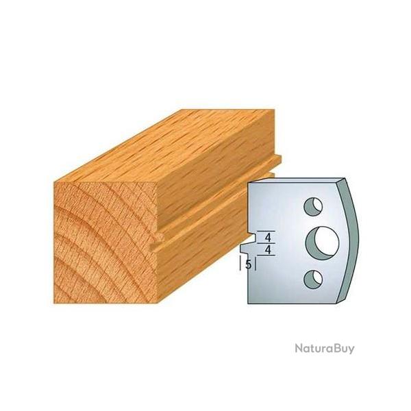 Jeu de 2 fers profil�s acier Ht.40 mm N�074 Leman