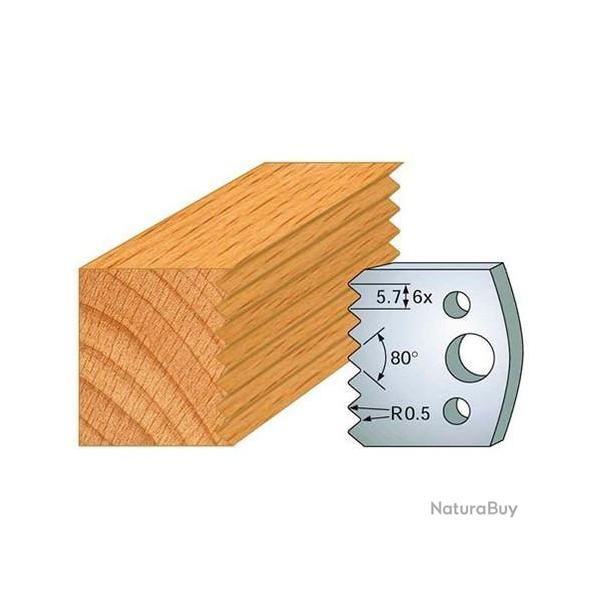 Jeu de 2 fers profil�s acier Ht.40 mm N�077 Leman