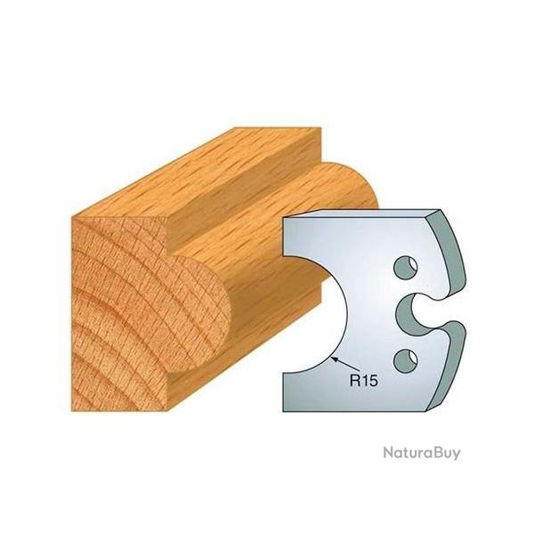 Jeu de 2 fers profil�s acier Ht.50 mm N�227 Leman