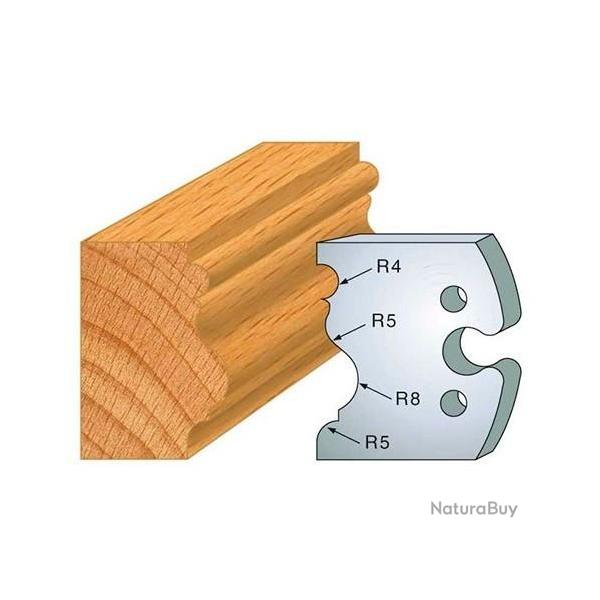 Jeu de 2 fers profil�s acier Ht.50 mm N�228 Leman