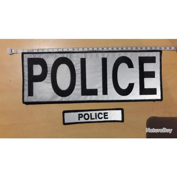 Bande Dos tissu Rflchissant POLICE