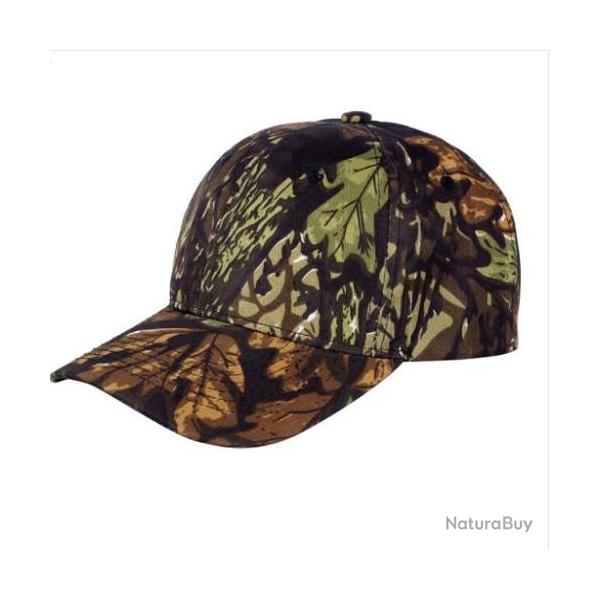 CASQUETTE TACTIQUE CAMOUFLAGE AJUSTABLE DIFFRENTES ACTIVITS CHASSE