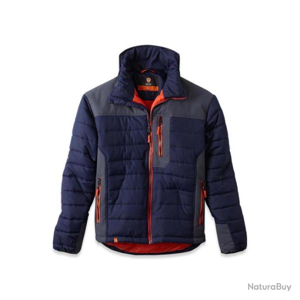 Blouson matelass� Parade Protection OBERA L Bleu marine