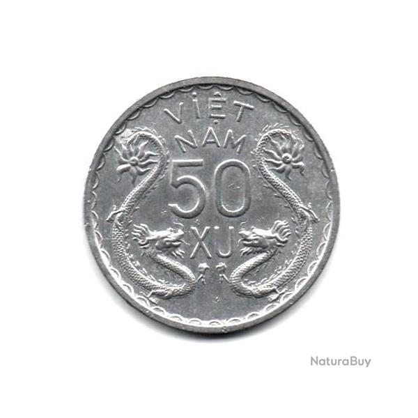 Pi�ce de Monnaie VIET-NAM (avant 1954) 50 Xu 1953 Paris Recherch�e