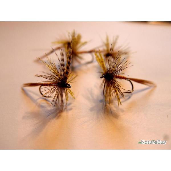 Lot de 5 Mouches de mai - mouches s�ches