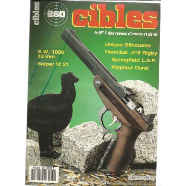 cibles 260 240 ans de sauer et sohn, pistolet unique international silhouette, sniper us m 21,