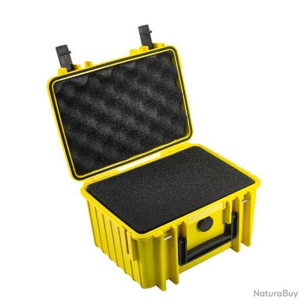 B&W international valise Type 2000 Jaune Int�rieur mousse