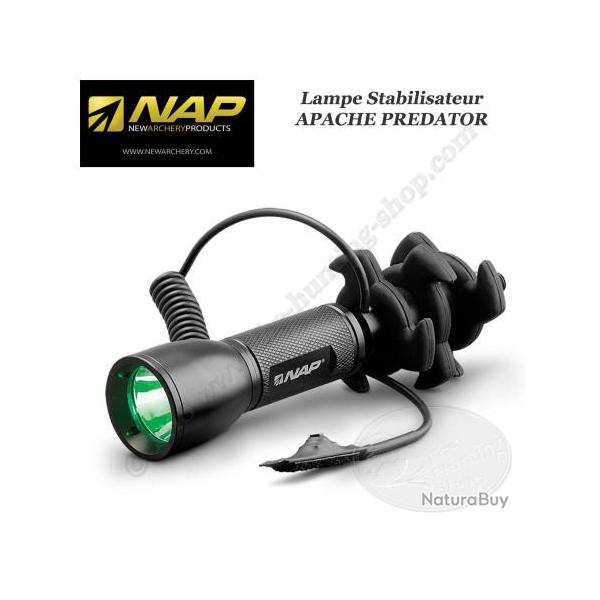 NAP Apache Predator Lampe stabilisateur � led verte pour le tir � l'arc de nuit