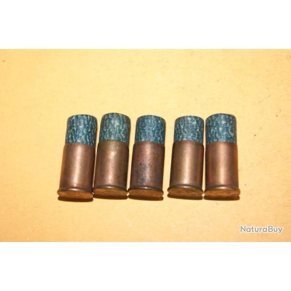 lot de 5 cartouches 9mm  � plombs � percussion annulaire - VENDU PAR JEPERCUTE (d8j3)