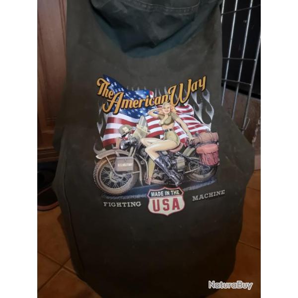 Sac paquetage allemand 120L occasion coton biker chasseur