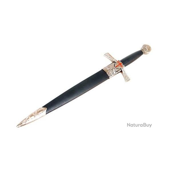 Dague Templire avec fourreau 37 cm