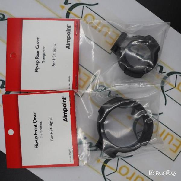 Paire de bonnettes flip up pour Aimpoint H34