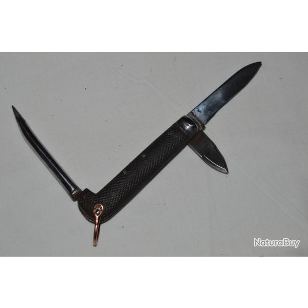 COUTEAU MILITAIRE PLIANT ANGLAIS MULTI FONCTION -2 GUERRE MONDIALE-ENGLISH FOLDING KNIFE 2WW