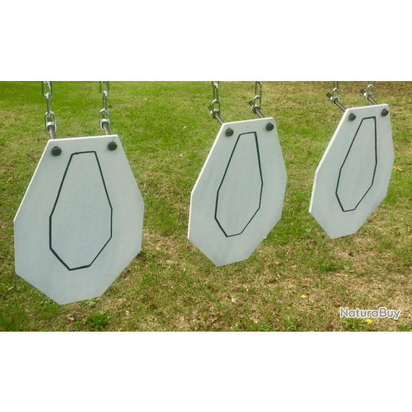 Gong de tir , tous calibres "Charly" dimensions officielles TSV �paisseur 12mm, tous calibres