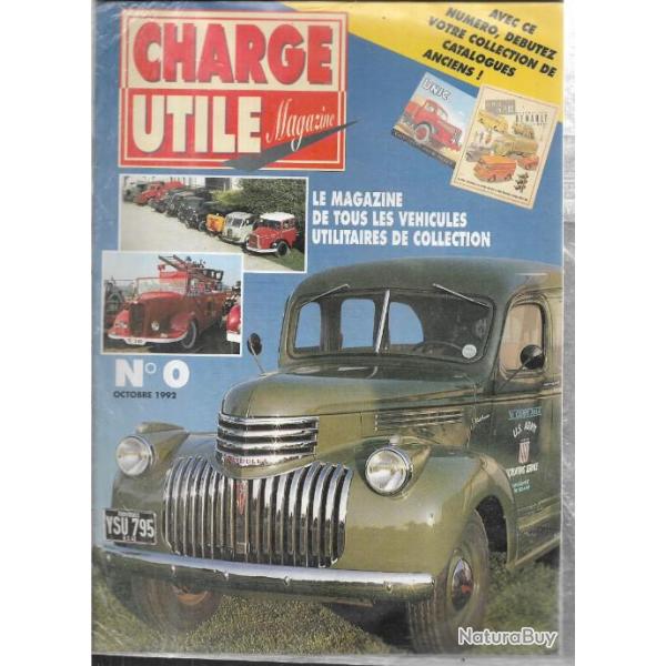 charge utile n� 0, hors commerce , b�thune 1992, jeep 1941 , revue de pr� s�rie