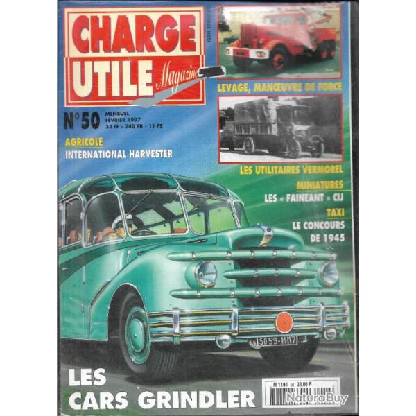 charge utile 50, levage manoeuvre de force, cars grindler, utilitaires vermorel , fain�ant cij