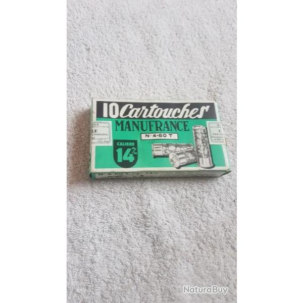 boite cartouche ancienne manufrance en 14mm