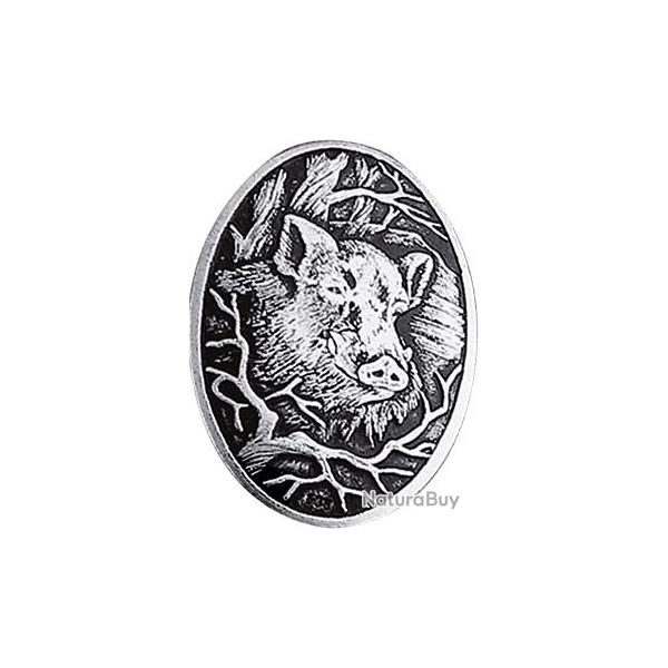 Calotte Blaser R8, R93, K95 en argent motif sanglier
