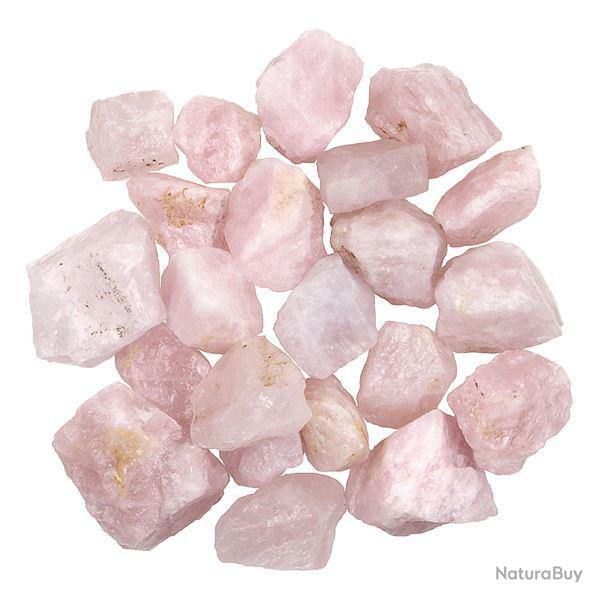 Pierres brutes quartz rose - 4 � 8 cm - 1.5 kilo