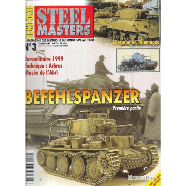 steelmasters  hors-s�rie 3 les befehlspanzer partie 1, sherman en allemagne,
