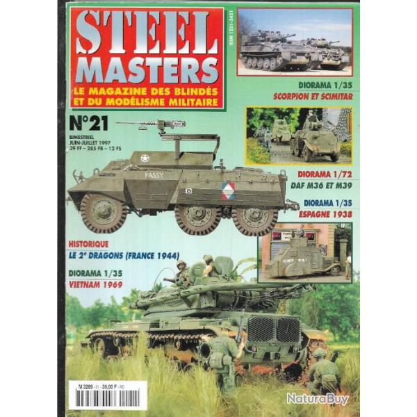 steelmasters 21 �puis� �diteur,  vietnam 1969, espagne 1938, 2e dragons 44 , espagne 1938, daf m36
