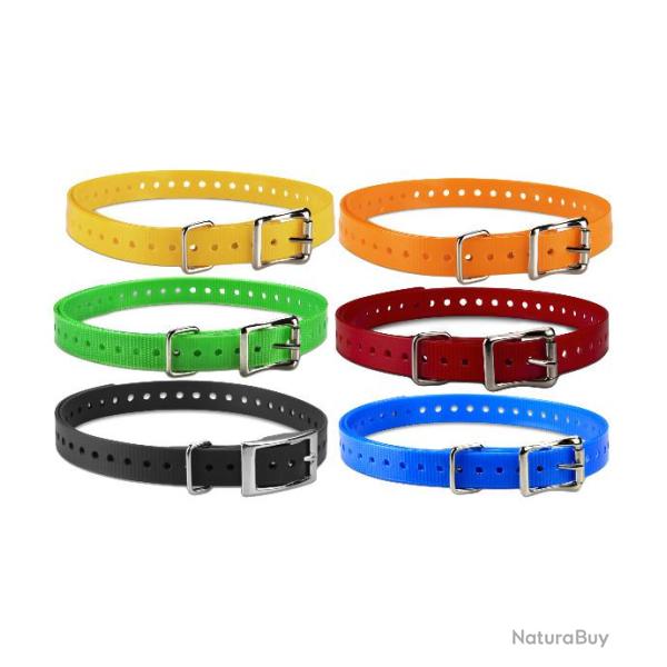 COLLIER EN POLYURETHANE POUR DISPOSITIF DE DRESSAGE GARMIN BLEU