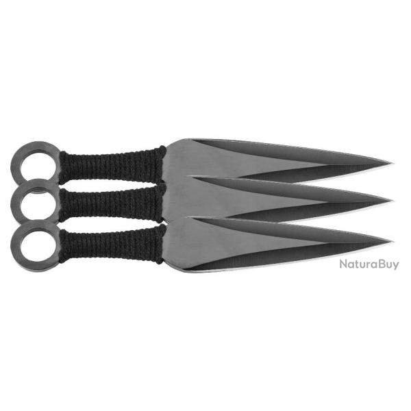 Ensemble de 3 Kunai 15 cm