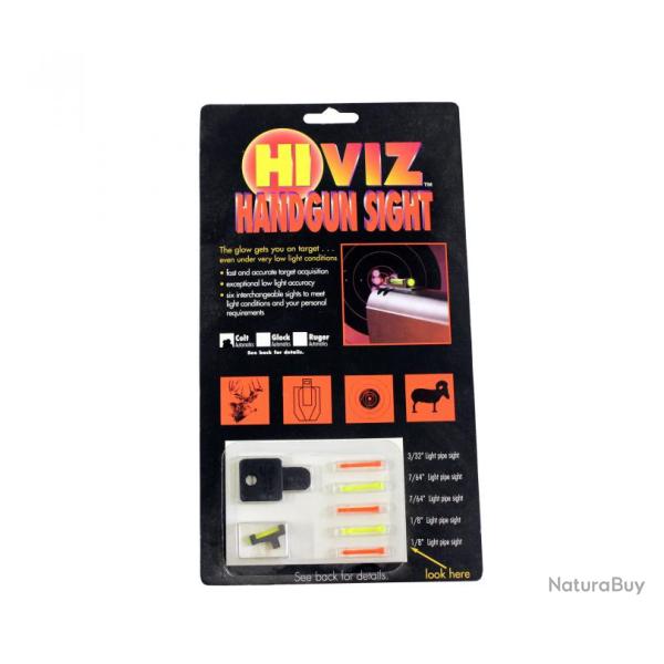 GUIDON FLUO HIVITZ P/COLT ARME DE POING,