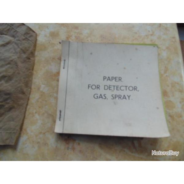 rarissime carnet US GI antigaz britannique ww2 GB  d�barquement parachutiste Normandie  para DDAY