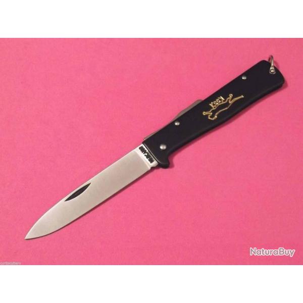 Couteau OTTER-Messer Mercator Lame Acier Carbone Manche Acier Lockback Made Solingen L154