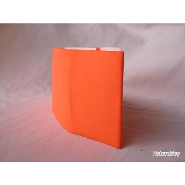 BRASSARD ORANGE FERMETURE SCRATCH 7 CM TAILLE L