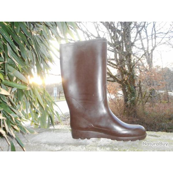 bottes en caoutchouc 1ier choix couleur Marron