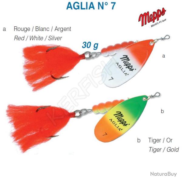 AGLIA N�7 MEPPS Rouge Blanc Argent