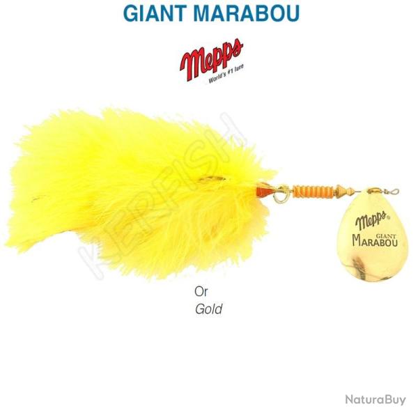 GIANT MARABOU MEPPS Or