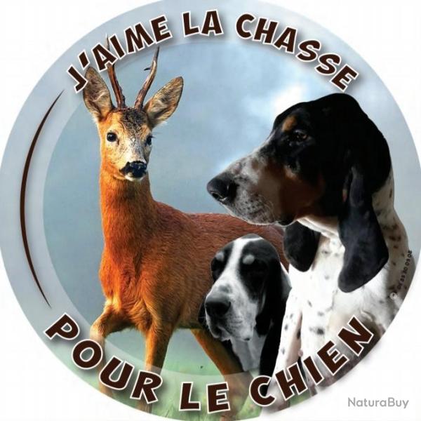 Autocollants diam�tre 20 cm Chevreuil