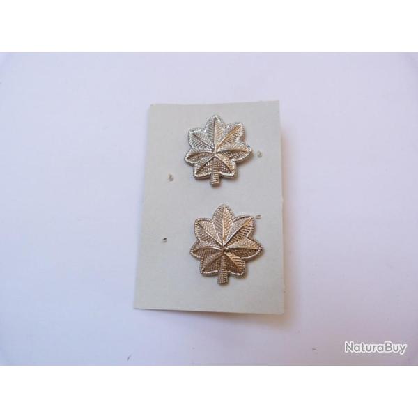 PAIRE D'INSIGNES DE LIEUTENANT-COLONEL DE L'US ARMY