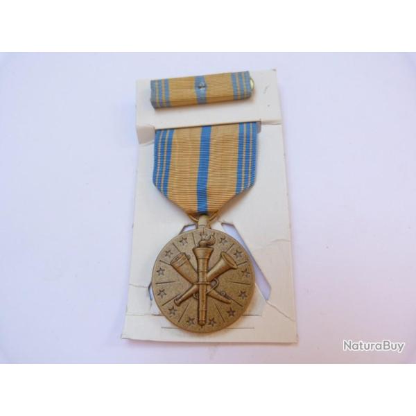MEDAILLE US DE RESERVISTE DES FORCES ARMEES,AVEC RUBAN