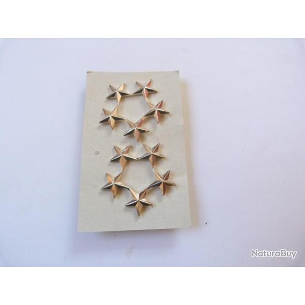 PAIRE D'INSIGNES  METAL DE GENERAL D'ARMEE US