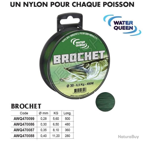 NYLON BROCHET WATER QUEEN 0.28 mm