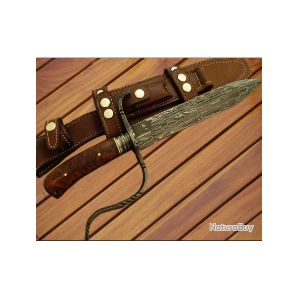 COLLECTION 2019 LAME  DAMAS CHASSE (  Manche Noyer grande garde damas)