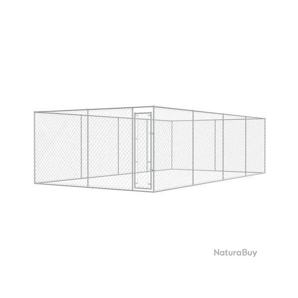 Chenil 8x4m chenil 32m� chenil XXL enclos chien parc chien enclos grillag� NEUF cielterre-commerce
