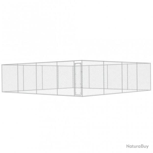 Chenil 8x8m chenil 64m� chenil XXL enclos chien parc chien enclos grillag� NEUF cielterre-commerce